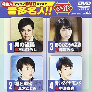 クラウンDVDカラオケ 音多名人! ! [ワイド](中古品)　(shin