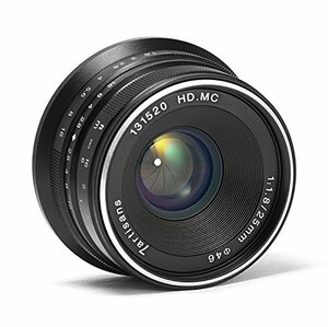 (中古品)7職人25?mm f1.8手動フォーカスプライム固定レンズfor Fujifilm Fujiカメラ　(shin