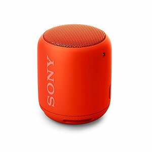 ソニー ワイヤレスポータブルスピーカー 重低音モデル SRS-XB10 : 防水/Bluetooth対応 オレンジレッド SRS-XB10 R(中古 未使用品)　(shin