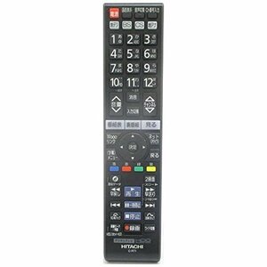 日立 純正テレビ用リモコン C-RT1【部品番号：P42-XP05-013】(中古品)　(shin