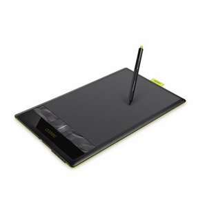 Wacom ペンタブレット Mサイズ ホワイト フォトショップエレメンツ&ペインターエッセンシャル付属 Bamboo Fun CT(中古品)　(shin