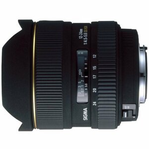 【中古 良品】 シグマ 12-24mm F4.5-5.6 EX DG ASPHERICAL キヤノン用　(shin