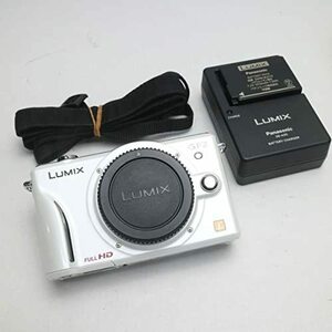 【中古 良品】 Panasonic デジタル一眼カメラ GF2 ボディ フルハイビジョンムービー一眼 ホワ　(shin