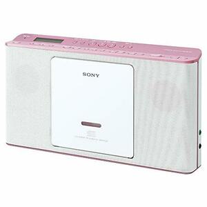 ソニー CDラジオ ZS-E80 : FM/AM/ワイドFM対応 語学学習用機能搭載 ピンク ZS-E80 P　(shin