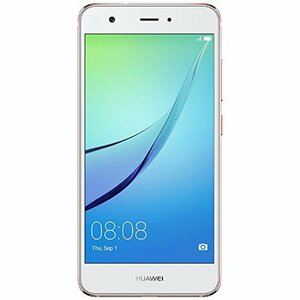 (中古品)HUAWEI SIMフリースマートフォンHUAWEI nova ローズゴールド NOVA-ROSE GOL　(shin