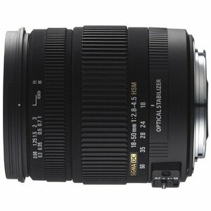 シグマ 18-50mm F2.8-4.5 DC OS HSM キヤノン用(中古品)　(shin