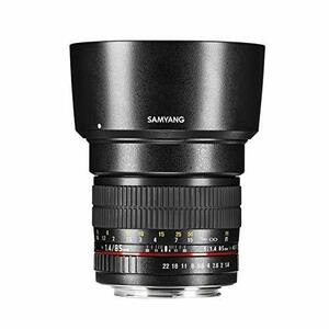 SAMYANG 単焦点 レンズ 85mm F1.4 キヤノン EF用 フルサイズ対応(中古品)　(shin