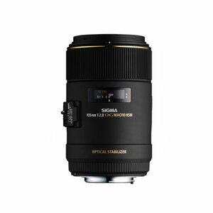 SIGMA 単焦点マクロレンズ MACRO 105mm F2.8 EX DG OS HSM ソニー用 フルサイズ対応 258627(中古品)　(shin