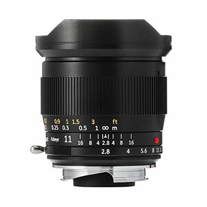 【国内正規品】銘匠光学 TTArtisan 単焦点レンズ 11mm f/2.8 Fisheye ライカM用、 ビューファインダー付き 「2年保証 (中古品)　(shin