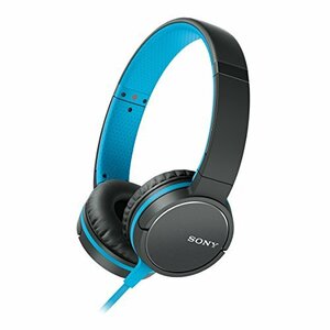 【中古 良品】 ソニー SONY ヘッドホン MDR-ZX660 : 密閉型 折りたたみ式 ターコイズブルー MD　(shin