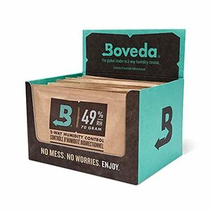 Boveda Humidipakボヴェダヒュミディパック【ギター用調湿剤】2方式機能の湿度調整剤パ ック 湿度49% (個別包装)(中古品)　(shin