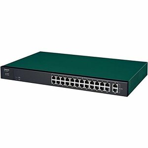 パナソニックESネットワークス 26ポート レイヤ2スイッチングハブ GA-AS24T PN25241(中古品)　(shin