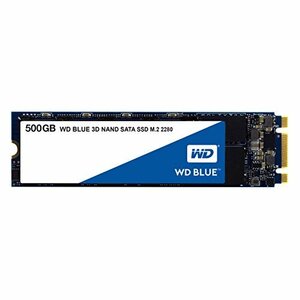 WD 内蔵SSD M.2-2280 / 500GB / WD Blue 3D / SATA3.0 / 5年保証 / WDS500G2B0　(shin