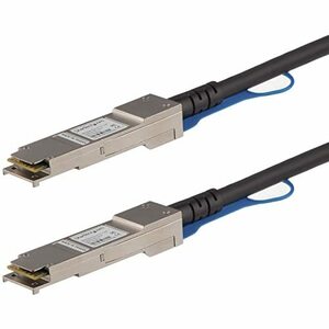 StarTech.com QSFP+ DAC Twnax ケーブル 3m MSA準拠 40GbE パッシブダイレクトアタッチケーブ(中古品)　(shin