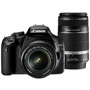 Canon デジタル一眼レフカメラ EOS Kiss X4 ダブルズームキット KISSX4-WKIT　(shin