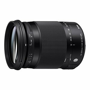 【中古 良品】 SIGMA 高倍率ズームレンズ Contemporary 18-300mm F3.5-6.3 DC MACRO OS HSM キ　(shin