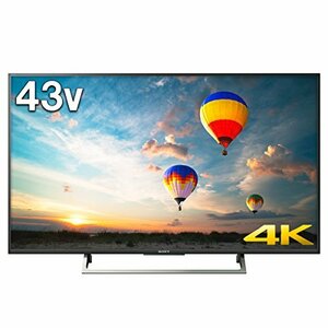 (中古品)ソニー SONY 43V型 4K対応 テレビ ブラビア KJ-43X8000E B (2017年モデ　(shin