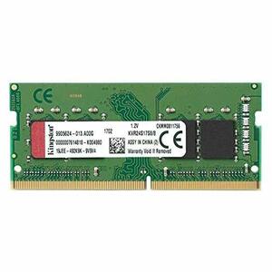 キングストンKingstonノートPC用メモリ DDR4-2400 (PC4-19200) 8GB CL15 1.2V Non-E(中古品)　(shin