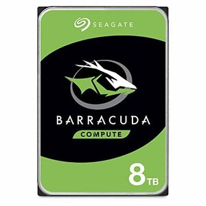 【Amazon.co.jp限定】Seagate BarraCuda 3.5” 8TB 内蔵ハードディスク HDD 2年保証 6Gb/s 　(shin