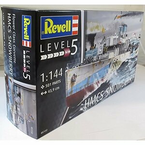 ドイツレベル 1/144 フラワー級コルベット HMCSスノーベリー プラモデル 05(未使用品)　(shin