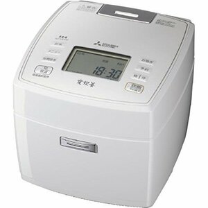 【中古品】三菱電機 IHジャー炊飯器 備長炭炭炊釜 5.5合炊き ピュアホワイト NJ-VE106　(shin