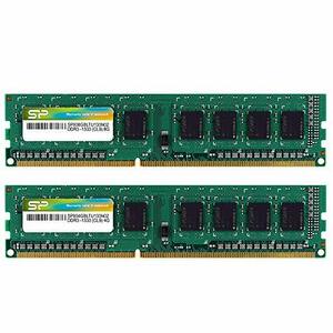 シリコンパワー デスクトップPC用 メモリ DDR3 1333 PC3-10600 8GB x 2枚 (16GB) 240Pin 1.5　(shin