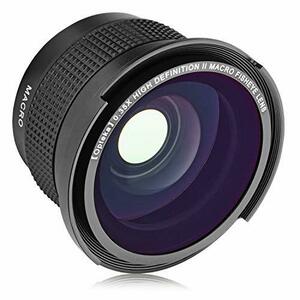 【新品】 CanonNikonSony A/キャノンニコンソニー対応コンバージョン魚眼レンズ×0.35　(shin