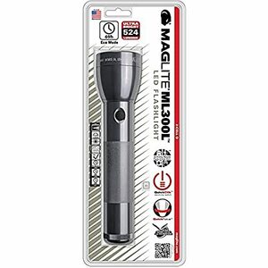 【新品】 第三世代：3rd Generation 【本体色：グレー】 MAGLITE 2D LEDマグライト ML300L-S2096 Grey【単1アルカリ　(shin