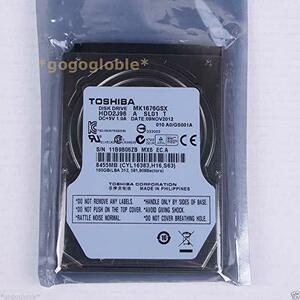 [TOSHIBA] 東芝 2.5インチ ハードディスク HDD SATA 5400回転 160GB MK1676GSX(中古 未使用品)　(shin