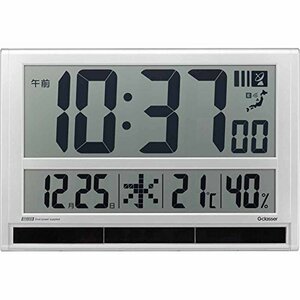 キングジム 時計 ハイブリッドデジタル電波時計 GDD-001(中古 未使用品)　(shin