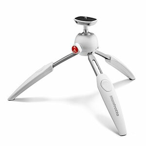 Manfrotto ミニ三脚 PIXIシリーズ PIXI EVO ボール雲台 ホワイト MTPIXIEVO-WH(中古 未使用品)　(shin