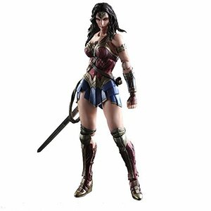 PLAY ARTS改 Batman v Superman: Dawn of Justice ワンダーウーマン PVC製 塗装済み可動フィギュア(中古 未使用品)　(shin