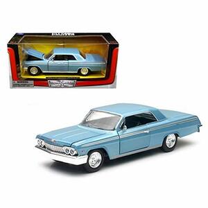 [シボレー]Chevrolet 1962 Impala SS Blue 1/24 by New Ray 71843 [並行輸入品](中古 未使用品)　(shin