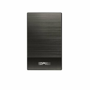 シリコンパワー ポータブルHDD 1TB 2.5インチ USB3.0/2.0対応 メタリックデザイン Diamond D05 SP010TBPHDD05S3T(中古 未使用品)　(shin