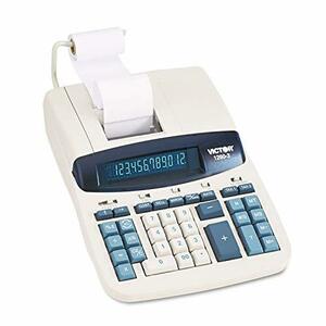 VCT12603-1260-3 Two-Color Heavy-Duty Printing Calculator by Victor(中古 未使用品)　(shin