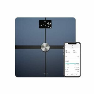 Withings Body + フランス生まれのスマート体重計 ブラック Wi-Fi/Bluetooth対応 体組成計