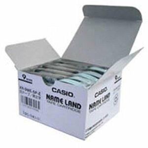 カシオ計算機(CASIO) ラベルテープ XR-9WE 白に黒文字 9mm 20個(中古 未使用品)　(shin
