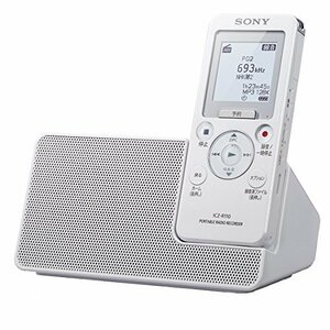 ソニー ポータブルラジオICレコーダー 16GB FM/AMラジオ予約録音機能搭載 リニアPCM録音対応 スピーカーク