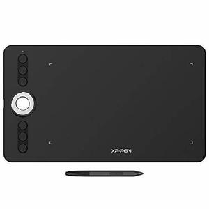 XPPen ペンタブ 板タブ Decoシリーズ 10インチ エクスプレスキー6個 消しゴム機能搭載 テレワーク Deco 02(中古 未使用品)　(shin