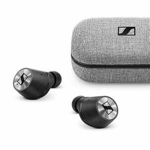 Sennheiser Momentum M3IETWBLACK トゥルーワイヤレスBluetoothイヤホン マルチタッチ指先コントロール付き(中古 未使用品)　(shin