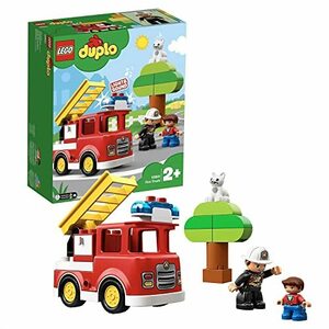 レゴ(LEGO) デュプロ 光る! 鳴る! 消防車 10901 知育玩具 ブロック おもちゃ 男の子 車(中古 未使用品)　(shin