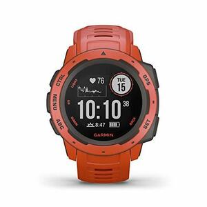 GARMIN(ガーミン) アウトドアウォッチ Instinct Flame Red 010-02064-32(中古 未使用品)　(shin