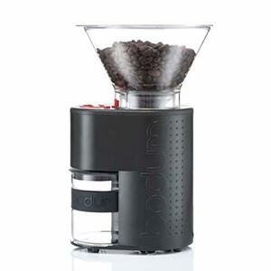 BODUM ボダム BISTRO ビストロ 電動式コーヒーグラインダー ブラック 【正規品】 10903-01JP-3(中古 未使用品)　(shin