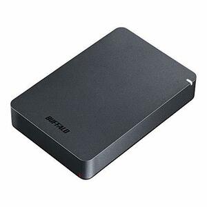 BUFFALO USB3.1(Gen.1)対応 耐衝撃ポータブルHDD 4TB ブラック HD-PGF4.0U3-GBKA(中古 未使用品)　(shin