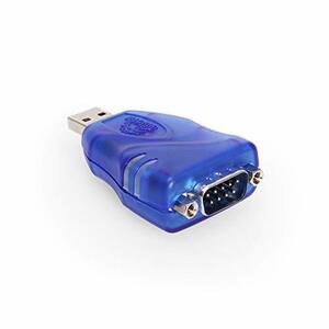 USBGear USB RS-232 Serial Adapter DB-9 Male works with all Windows and Mac(中古 未使用品)　(shin