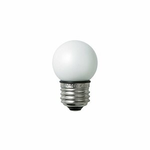 【新品】 ELPA 防水型LED装飾電球 ミニボール球形 口金直径26mm G40 昼白色 LDG1N-G-GWP250　(shin