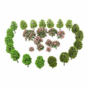 70個入りセット モデルツリー 樹木 木 鉢植え用 鉄道模型 風景 モデル トレス 情景コレクション ジオラマ 建築模