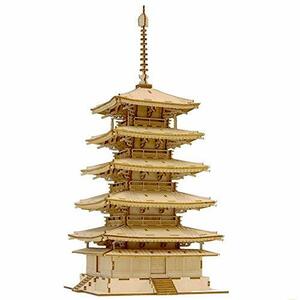 Wooden Art ki-gu-mi 五重の塔(未使用品)　(shin