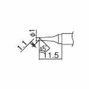 白光 コテサキ/1BCガタメンノミ T12BCF1(中古品)　(shin