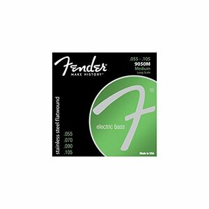 Fender エレキベース弦 Stainless 9050's Bass Strings Stainless Steel Flat(中古品)　(shin